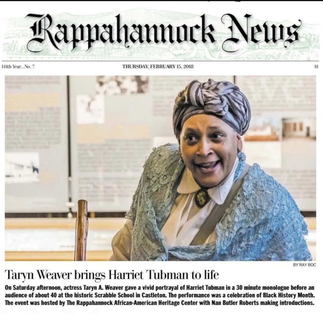 Taryn Weaver Brings Harriet Tubman to Life