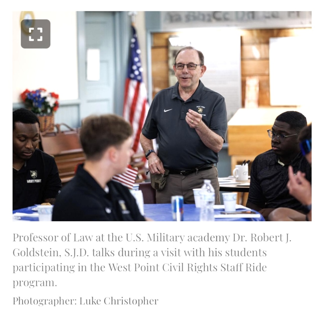 SSPF Military visit - Dr. Goldstein speaking & attendees